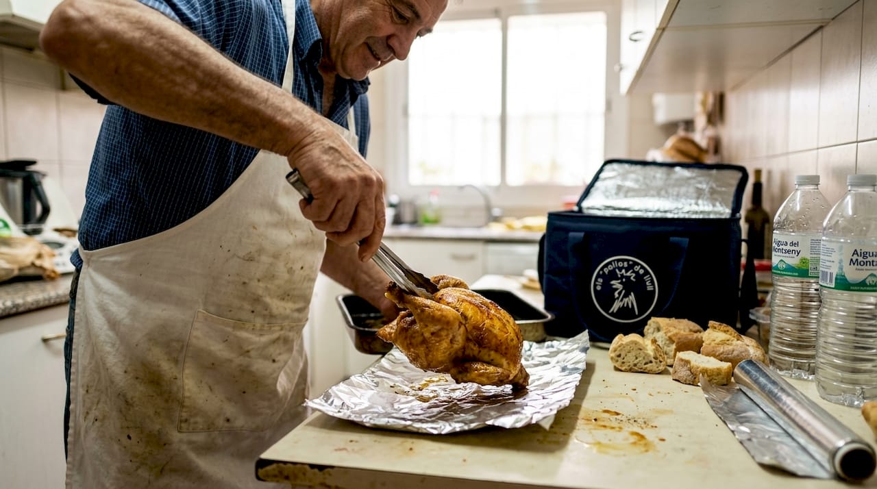 Pasos clave para llevar pollo asado: guía completa Barcelona